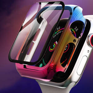 PC+Glass чехол Rainbow для Apple Watch 42mm